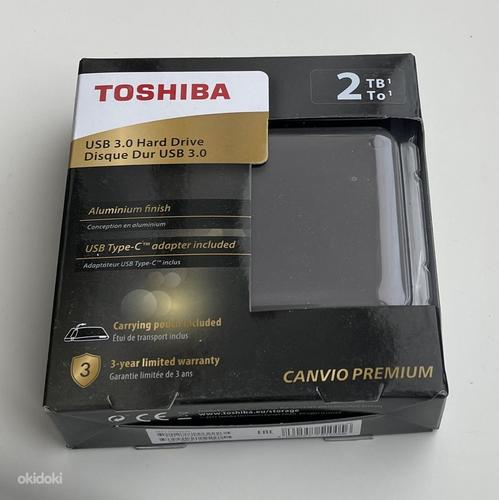 Toshiba Canvio Premium 2TB/3TB/4TB, USB 3.0 Silver/Black (фото #3)