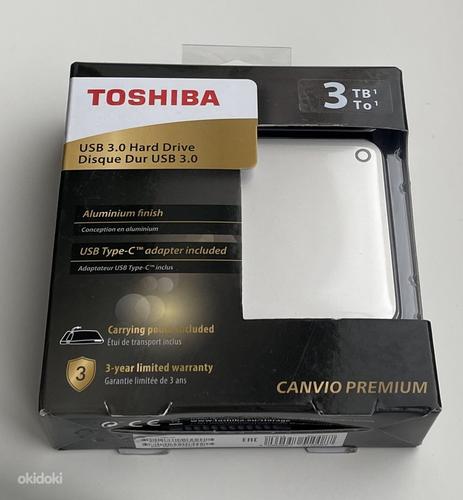 Toshiba Canvio Premium 2TB/3TB/4TB, USB 3.0 Silver/Black (фото #9)