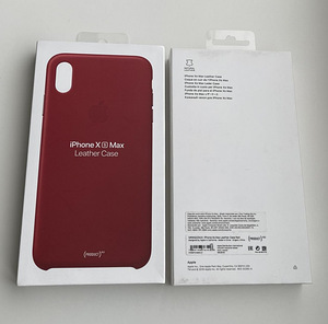 iPhone XS Max Leather Case Blue/Red/Brown/Black (4 foto / 5)