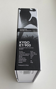 KYGO E7/900 True Wireless In-Ear Earphones Black/White (3 foto / 6)