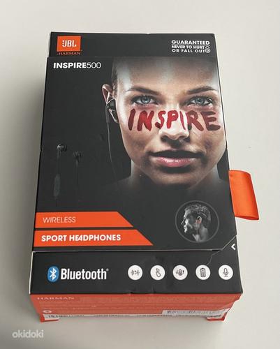 JBL Inspire 500 Wireless Headphones, Black/Aqua (foto #1)