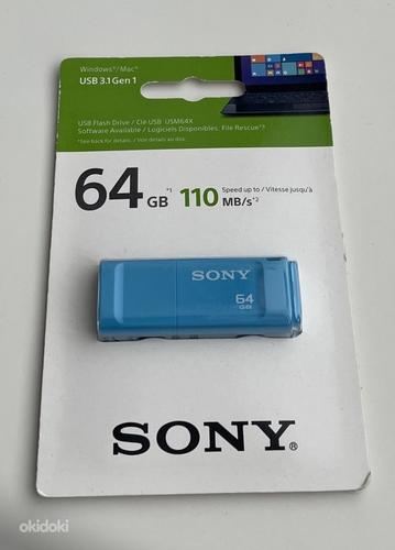 Sony Micro Vault 64GB USB 3.1 Black, White, Pink,Blue (фото #3)