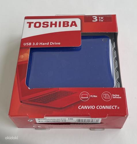 Toshiba Canvio Connect II 3TB Blue/White/Red/Black (фото #7)