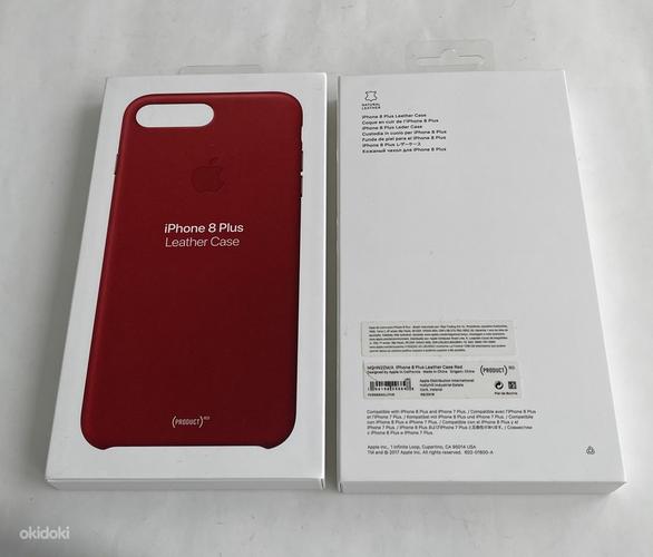 iPhone 8 Plus Leather Case Brown/Blue/Red/Black (foto #4)