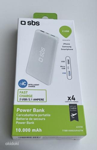 SBS Ultra-slim and fast-charging 10000mAh power bank (фото #1)