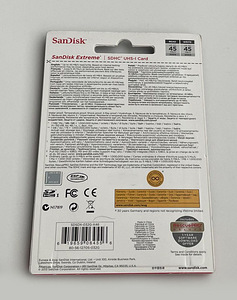 SanDisk Extreme SDHC 32GB 45MB/s Class 10 UHS-I U3 (2 foto / 2)