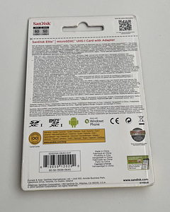 SanDisk Elite Extreme Plus microSDXC 64GB 80MB/s +SD Adapter (2 foto / 2)
