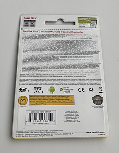 Sandisk Elite microSDXC 16/32/64GB 95MB/s+ SD adapter (6 foto / 6)