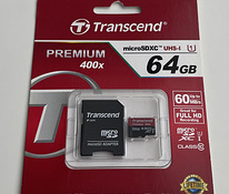 Transcend microSDXC Card microSDXC 64GB Class 10 UHS-I