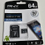 PNY 64GB microSDXC Card PERFORMANCE (фото #1)