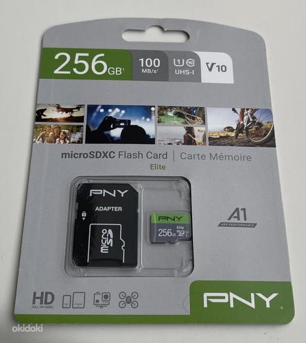 PNY MicroSDXC Elite Flash Card 256GB (фото #1)
