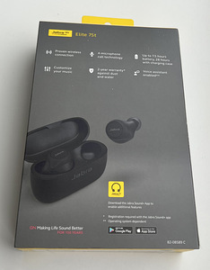 Jabra Elite 75t Wireless Black/Titanium Black/Gold Beige (2 foto / 6)