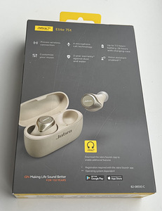 Jabra Elite 75t Wireless Black/Titanium Black/Gold Beige (6 foto / 6)