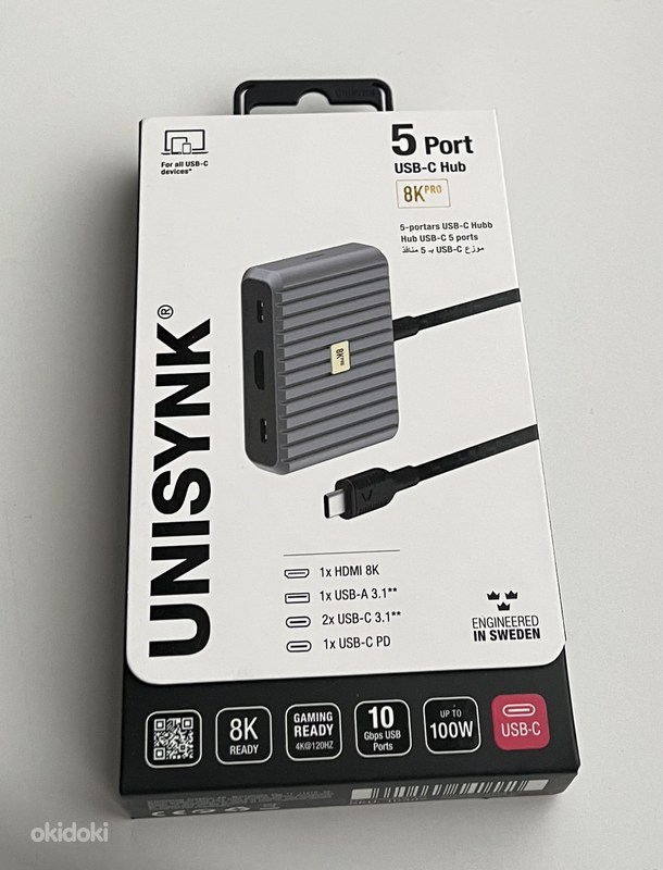 12 Port Dual Display USB-C Hub 8KPRO - UNISYNK