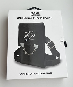 Karl Lagerfeld Handbag Universal Phone Pouch Black