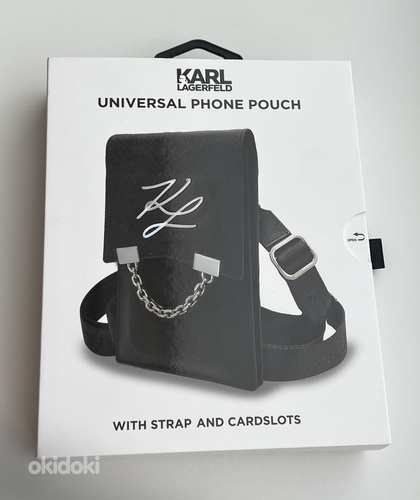 Karl Lagerfeld Handbag Universal Phone Pouch Black (фото #1)