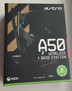 Logitech Astro A50 Wireless Gaming Headphones + Base Station