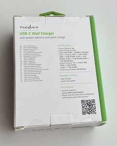 Nedis USB-C Wall Charger 48W (2 фото из 2)