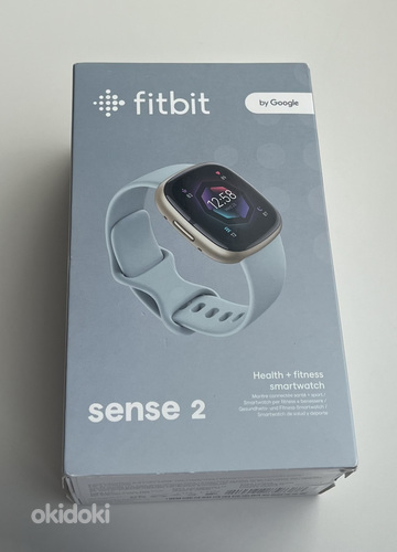 Fitbit Sense 2, Gold/Blue Mist (фото #1)