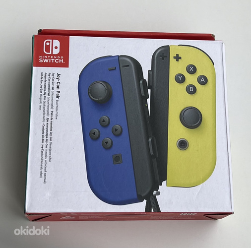 Nintendo Switch Joy-Con Pair Blue/Neon Yellow (фото #1)