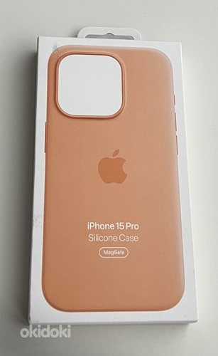Apple iPhone 15 Pro Silicone Case , Orange Sorbet (фото #1)