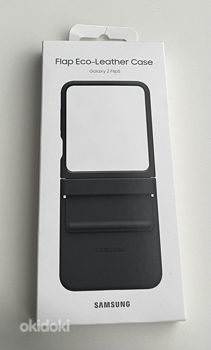 Samsung Galaxy Flip5 Flap Eco-Leather Case , Black (foto #1)