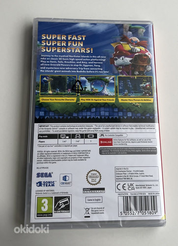 Sonic Superstars (Nintendo Switch) (фото #2)