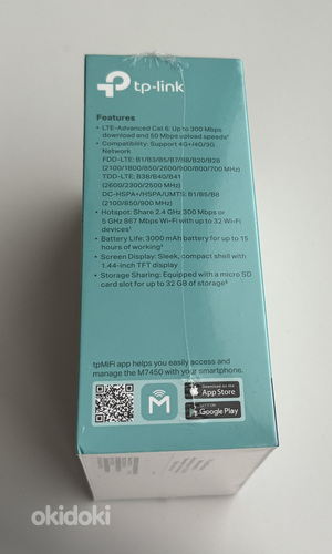 TP-Link M7450 4G LTE - Mobile WiFi router (foto #2)
