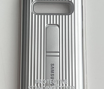 Samsung Galaxy S10 Protective Standing Cover Silver