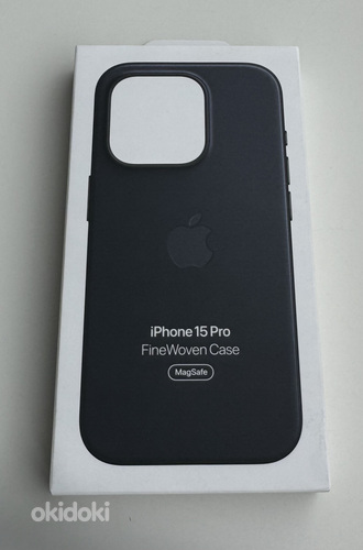 Apple iPhone 15 Pro FineWoven Case with MagSafe Black