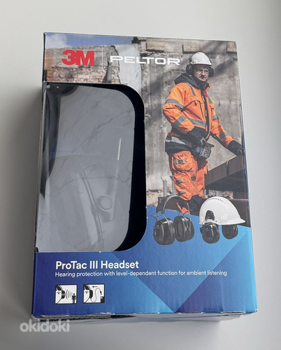 3M Peltor ProTac III MT13H221P3E Protective ear caps headset
