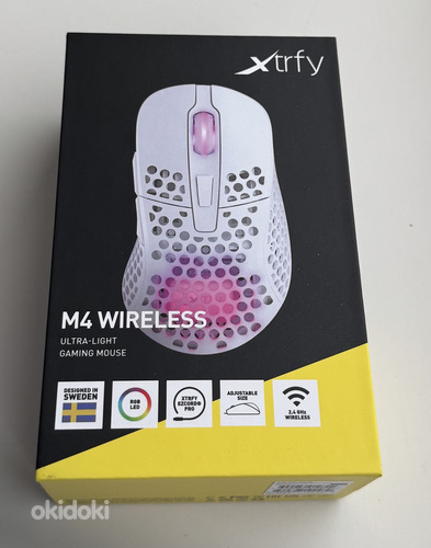 Xtrfy M4 Wireless RGB Gaming Mouse, White