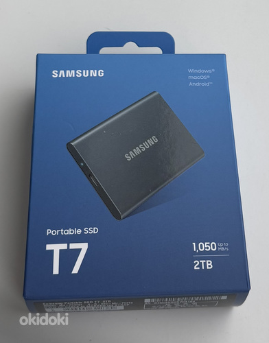 Samsung Portable SSD T7 2TB , Gray