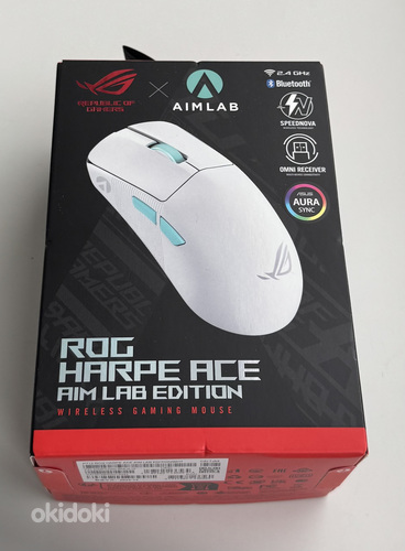 ASUS ROG Harpe Ace Aim Lab Edition Mouse , White