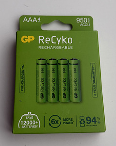 GP ReCyko AAA 4x950mAh