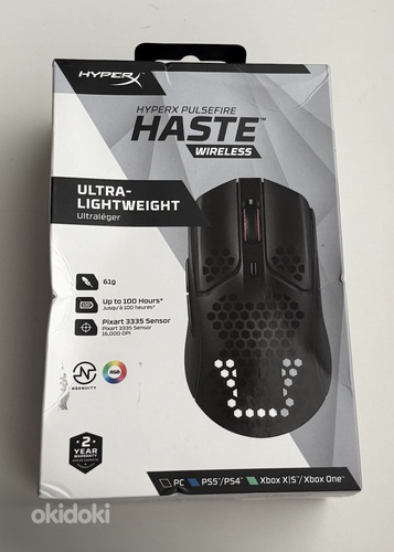 HyperX Pulsefire Haste , Black