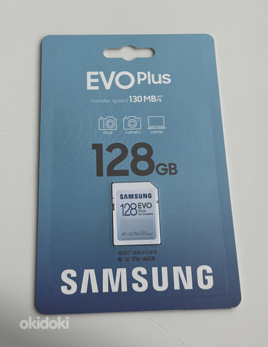 Samsung EVO Plus 128 GB SDXC UHS-I 130 MB/s Class 3 (U3) V30