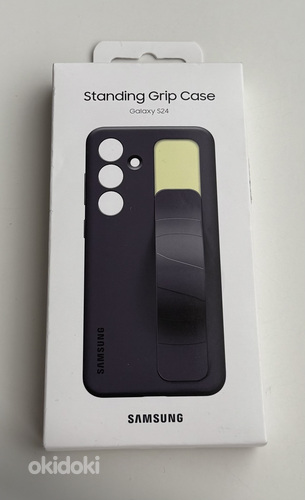 Samsung Galaxy S24 Standing Grip Case , Dark Violet