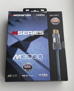 Monster Cable HDMI 2.1 M3000 UHD 8K , 5m (1 foto / 4)