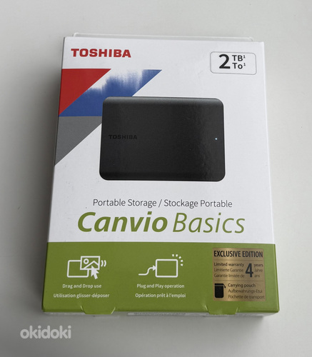 Toshiba Canvio Basics 2TB , Black