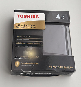 Toshiba Canvio Premium 4TB, USB 3.0 , Black (1 foto / 5)