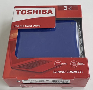 Toshiba Canvio Connect II 3TB USB 3.0 , Blue (1 foto / 2)