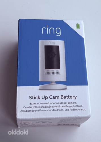 Ring Stick Up Cam Battery , White