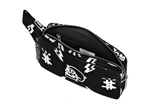 Philipp Plein Nylon Fenny Pack Iconic Plein Black / White (4 foto / 6)