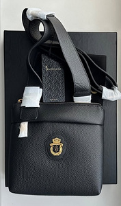 Billionaire Leather Cross body Crest , Black / Gold (2 foto / 4)