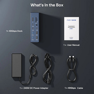 Acasis 21 Ports 40Gbps Docking Station Compatible (9 foto / 10)