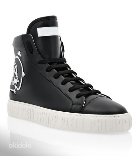 PHILIPP PLEIN HI-TOP SNEAKERS SKULL