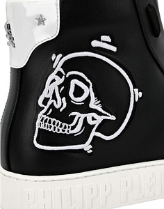 PHILIPP PLEIN HI-TOP SNEAKERS SKULL (5 foto / 5)
