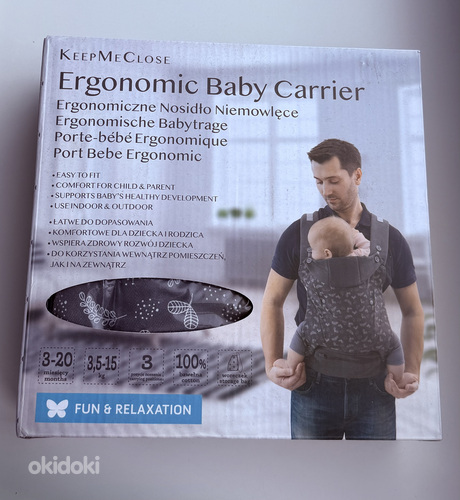 Smiki KeepMeClose Ergonomic Baby Carrier , Gray