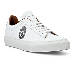 Billionaire Leather Lo-Top Sneakers Crest , White (1 foto / 4)